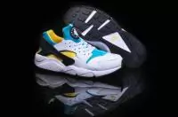 cheap femmes nike air huarache uk blanc vert jaune,sandal wmns air huarache